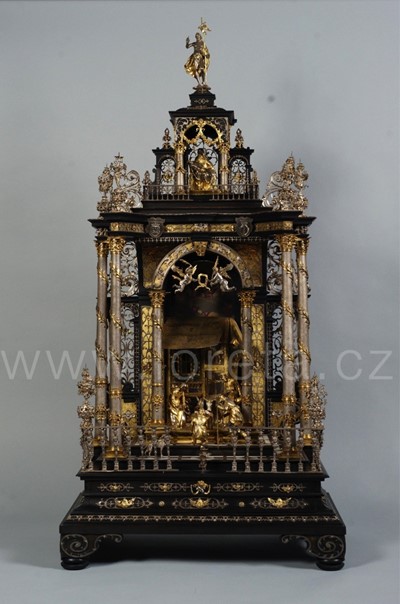 Home Altar from Augsburg – luxury Nativity Scene